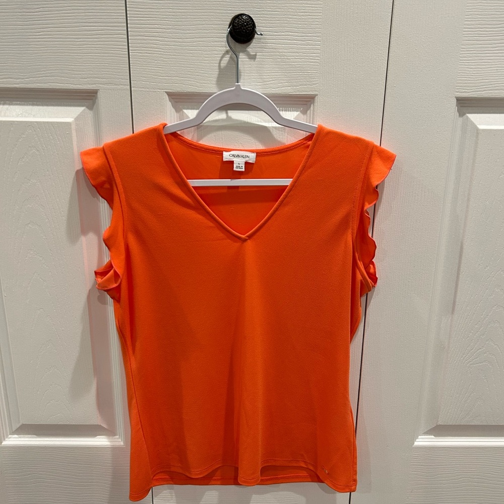 Calvin Klein Orange Blouse